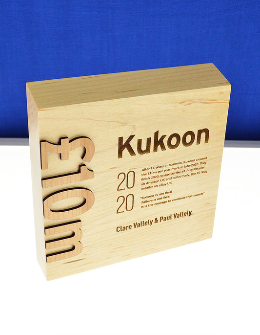 Custom Sunwood Financial Tombstone - Financial Tombstones & Deal Toys by Eclipse Awards