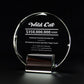 Crystal Ovation deal toy featuring custom M&A corporate engraving