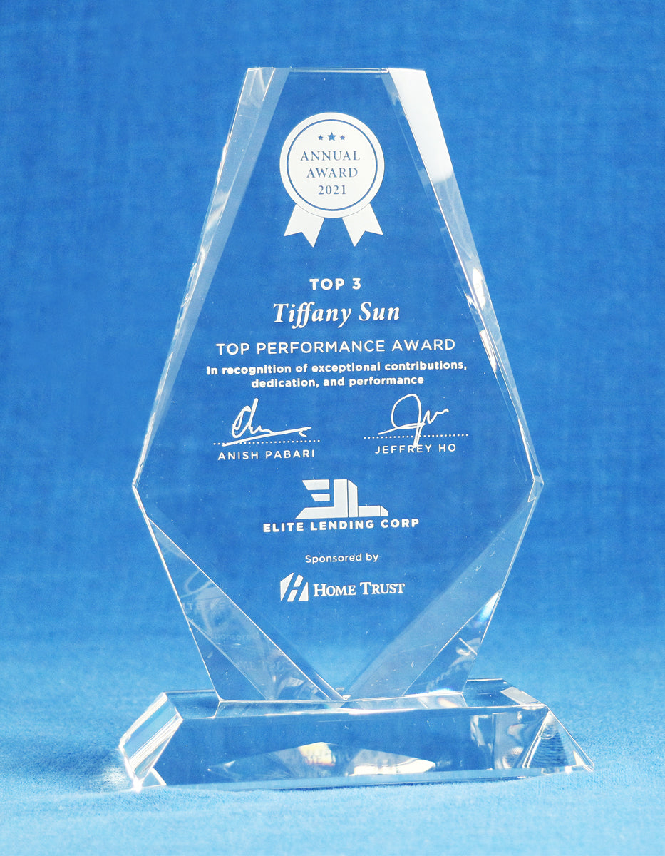 Buena Vista Crystal Deal Toys - Financial Tombstones & Deal Toys by Eclipse Awards