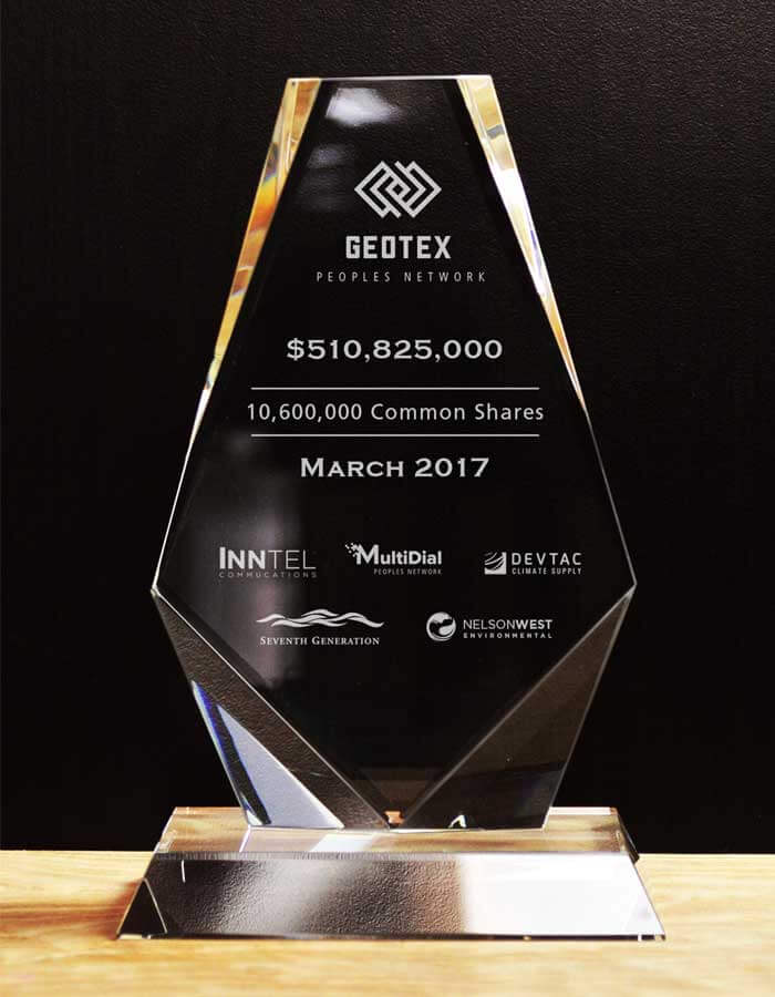 Buena Vista Crystal Deal Toys - Financial Tombstones & Deal Toys by Eclipse Awards