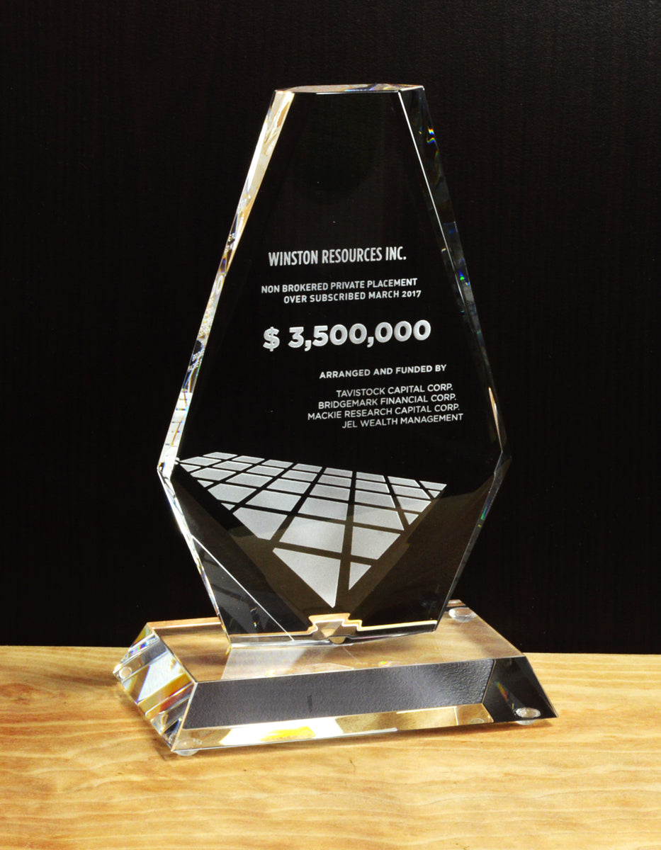 Buena Vista Crystal Deal Toys - Financial Tombstones & Deal Toys by Eclipse Awards