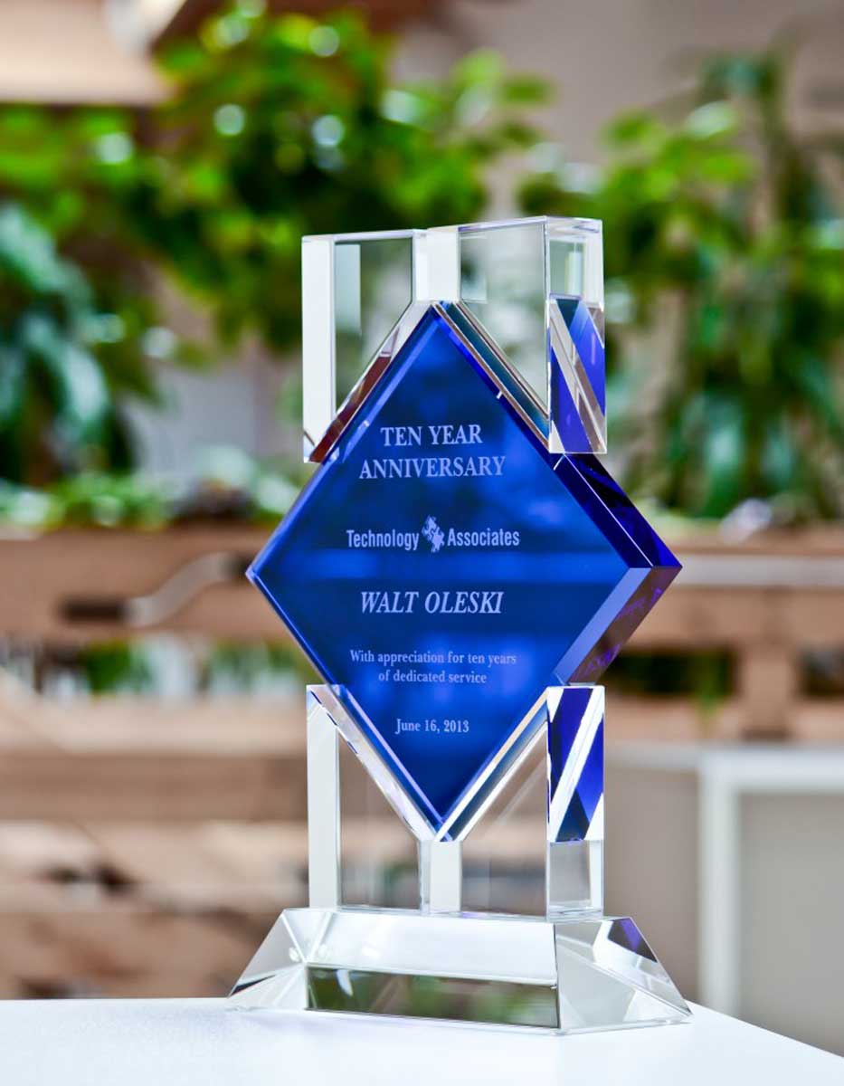 Change Agent Crystal Deal Toys - Financial Tombstones & Deal Toys by Eclipse Awards