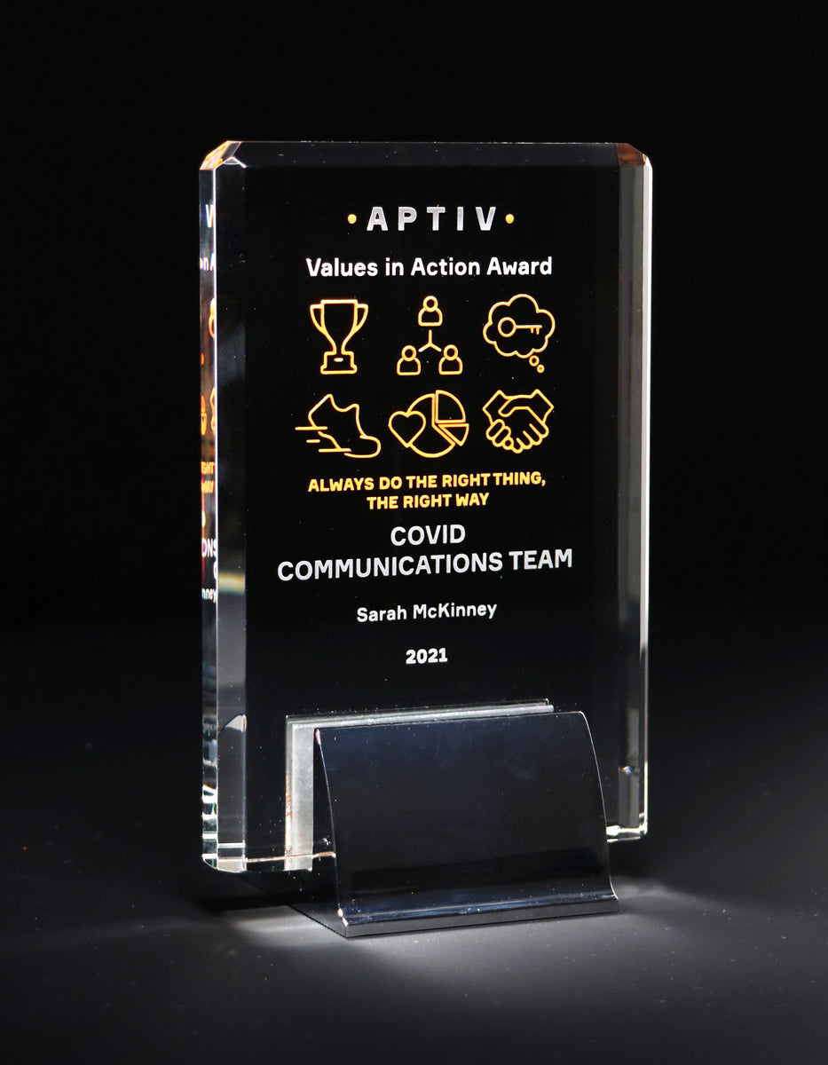 Crystal Tower Financial Tombstones - Financial Tombstones & Deal Toys by Eclipse Awards