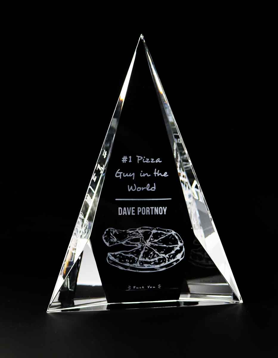 Crystal Innovation Financial Tombstone - Financial Tombstones & Deal Toys by Eclipse Awards