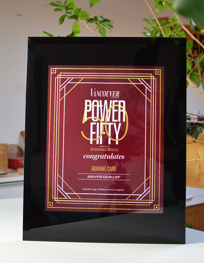 Integrity Display Frame | Wall-Mounted Financial Tombstone - Financial Tombstones & Deal Toys by Eclipse Awards