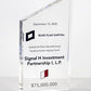 Crystal Manhattan Financial Tombstones - Financial Tombstones & Deal Toys by Eclipse Awards