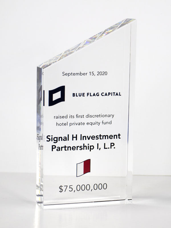 Crystal Manhattan Financial Tombstones - Financial Tombstones & Deal Toys by Eclipse Awards