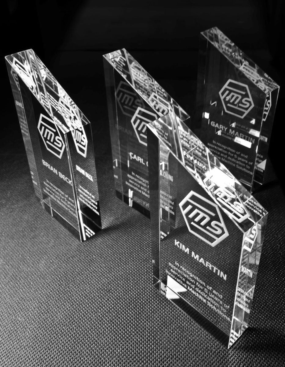 Crystal Manhattan Financial Tombstones - Financial Tombstones & Deal Toys by Eclipse Awards