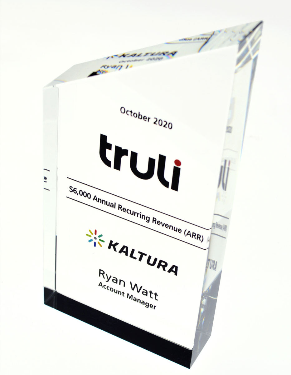 Crystal Manhattan Financial Tombstones - Financial Tombstones & Deal Toys by Eclipse Awards