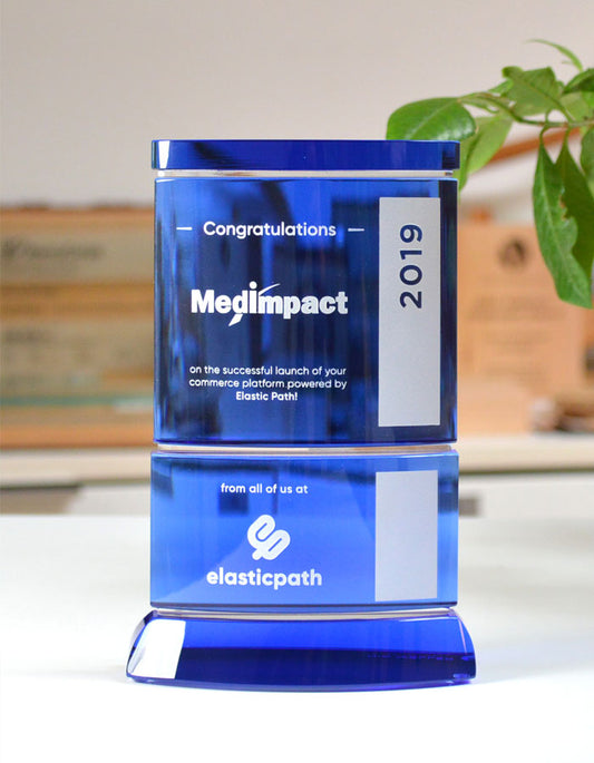 Crystal Reflection Financial Tombstones - Financial Tombstones & Deal Toys by Eclipse Awards