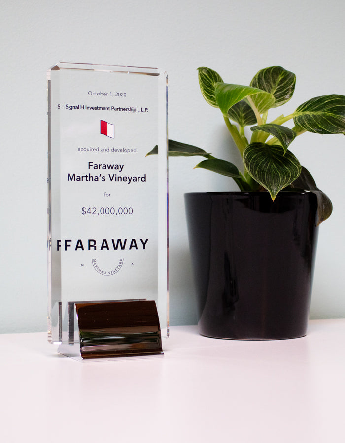 Skyline Crystal Deal Toy - Financial Tombstones & Deal Toys by Eclipse Awards