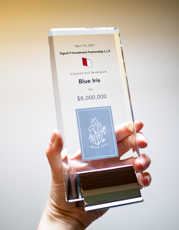 Skyline Crystal Deal Toy - Financial Tombstones & Deal Toys by Eclipse Awards