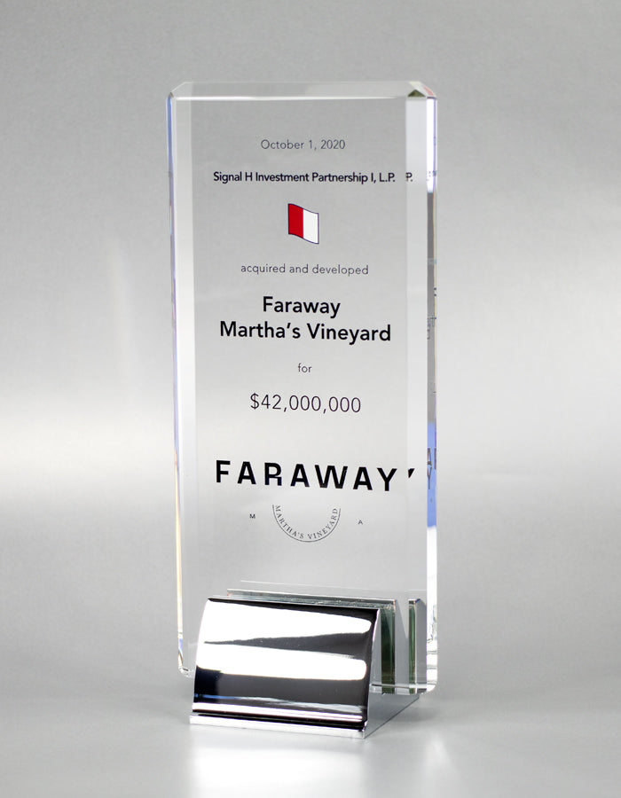 Skyline Crystal Deal Toy - Financial Tombstones & Deal Toys by Eclipse Awards