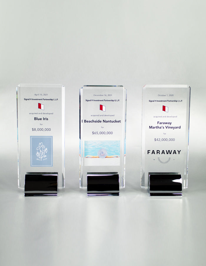 Skyline Crystal Deal Toy - Financial Tombstones & Deal Toys by Eclipse Awards