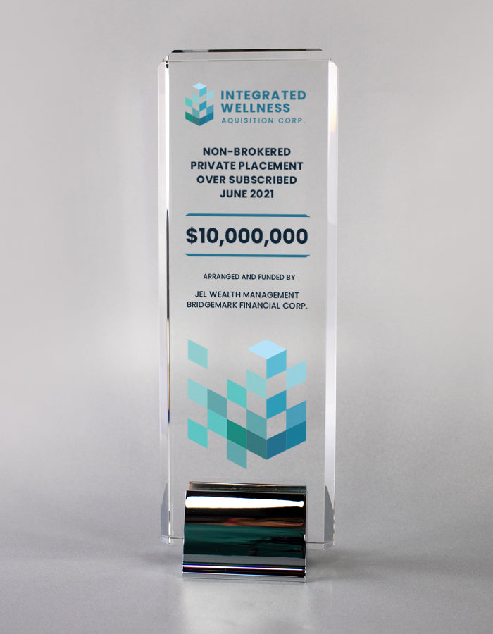 Skyline Crystal Deal Toy - Financial Tombstones & Deal Toys by Eclipse Awards